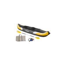 Sevylor Colorado Kajak Kit, Schlauchboot(schwarz/gelb, 331 x 88cm, Set mit Paddel)