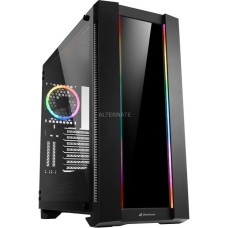 Sharkoon ELITE SHARK CA200G, Big-Tower-Gehäuse(schwarz, Tempered Glass)