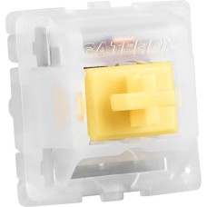 Sharkoon Gateron Cap Milky-Yellow Switch-Set, Tastenschalter(gelb/weiß, 35 Stück)