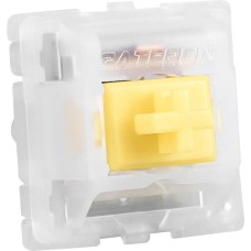 Sharkoon Gateron Cap V2 Milky-Yellow Switch-Set, Tastenschalter(gelb/transparent, 35 Stück)