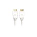 Sharkoon High Speed HDMI-Kabel mit Ethernet(weiß, 1 Meter)