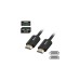 HDMI Stecker(schwarz, 1 Meter, HDMI 2.0 4K)