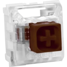 Sharkoon Kailh Box Brown Switch-Set, Tastenschalter(braun/transparent, 35 Stück)