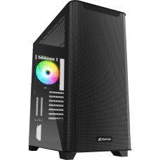 Sharkoon M30 RGB, Tower-Gehäuse(schwarz, Gehärtetes Glas)
