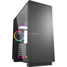 Sharkoon PURE STEEL RGB, Tower-Gehäuse(schwarz, gehärtetes Glas)