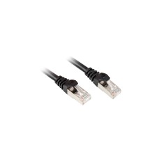 Sharkoon Patchkabel RJ45 Cat.6 SFTP(schwarz, 25 cm)