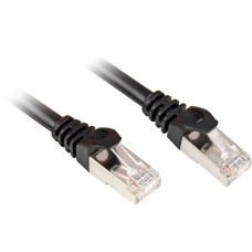 Sharkoon Patchkabel RJ45 Cat.6 SFTP(schwarz, 50 cm)