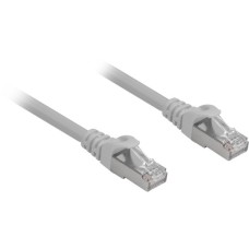 Sharkoon Patchkabel RJ45 Cat.6a SFTP(grau, 25 cm, LSOH (Halogenfrei))