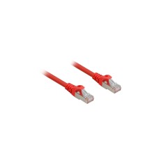 Sharkoon Patchkabel RJ45 Cat.6a SFTP(rot, 25 cm, LSOH (Halogenfrei))