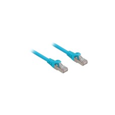 Sharkoon Patchkabel RJ45 Cat.6a SFTP(blau, 50 cm, LSOH (Halogenfrei))