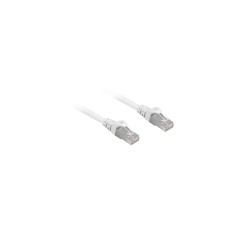 Sharkoon Patchkabel RJ45 Cat.6a SFTP(weiß, 25 cm, LSOH (Halogenfrei))