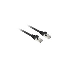 Sharkoon Patchkabel SFTP, RJ-45, mit Cat.7a Rohkabel(schwarz, 3 Meter)