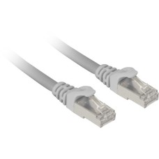 Sharkoon Patchkabel SFTP, RJ-45, mit Cat.7a Rohkabel(grau, 2 Meter)