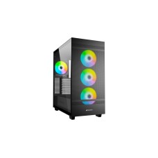 Sharkoon Rebel C50 RGB, Tower-Gehäuse(schwarz, Gehärtetes Glas)