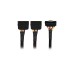 Sharkoon SATA Y-Stromkabel 90°, Y-Kabel(schwarz, 20cm, abgewinkelt)