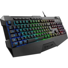 Sharkoon SKILLER SGK4, Gaming-Tastatur(schwarz, DE-Layout, Rubberdome)