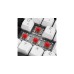 Sharkoon SKILLER SGK50 S3, Gaming-Tastatur(weiß, DE-Layout, Gateron Red)