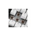 Sharkoon SKILLER SGK50 S3, Gaming-Tastatur(weiß, DE-Layout, Gateron Brown)