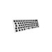 Sharkoon SKILLER SGK50 S4 Barebone, Gaming-Tastatur(weiß, ISO-Layout)