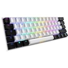 Sharkoon SKILLER SGK50 S4, Gaming-Tastatur(weiß/schwarz, DE-Layout, Kailh Red)