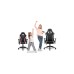 Sharkoon SKILLER SGS2 Jr., Gaming-Stuhl(schwarz/rosa)