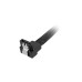 Sharkoon Sata III Kabel 90° sleeve(schwarz, 75 cm)