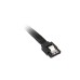 Sharkoon Sata III Kabel 90° sleeve(schwarz, 75 cm)