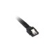 Sharkoon Sata III Kabel 90° sleeve(schwarz, 100 cm)
