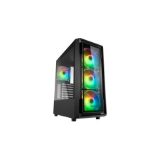 Sharkoon TK4 RGB, Tower-Gehäuse(schwarz, Gehärtetes Glas)