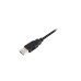 Micro-USB Stecker(schwarz, 0,5 Meter, doppelt geschirmt)