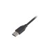 USB-B Stecker(schwarz, 3 Meter)