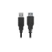 USB-A Buchse(schwarz, 1 Meter)