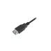 USB-A Buchse(schwarz, 3 Meter)
