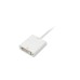 Sharkoon mini-DisplayPort 1.2 auf DVI-D-Adapter(weiß, 15 cm)