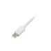 Sharkoon mini-DisplayPort 1.2 auf DVI-D-Adapter(weiß, 15 cm)