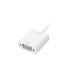 Sharkoon mini-DisplayPort 1.2 auf VGA-Adapter(weiß, 15 cm)