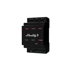 Shelly Pro 3, Relais(schwarz, drei Kanäle)