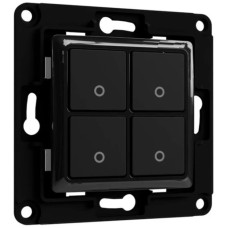 Shelly Wall Switch 4, Taster(schwarz)