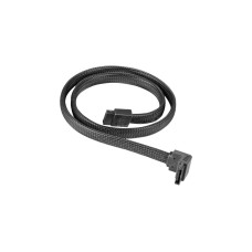 SilverStone CP08 90° SATA-III, Kabel(schwarz, 50cm, Retail)