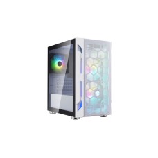 SilverStone FARA H1M PRO, Tower-Gehäuse(weiß, Tempered Glass)