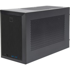 SilverStone NUC SST-VT04B, Tower-Gehäuse(schwarz, Intel® NUC Element H Chassis)