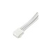 SilverStone Netzteil-Verlängerungskabel SST-PP07E-EPS8W-V2, EPS 12V 8pin (4+4)(weiß, 30cm)