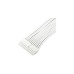 SilverStone Netzteil-Verlängerungskabel SST-PP07E-MBW-V2, 24pin ATX(weiß, 30cm)