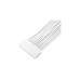 SilverStone Netzteil-Verlängerungskabel SST-PP07E-MBW-V2, 24pin ATX(weiß, 30cm)