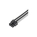 SilverStone PCIe Verlängerungskabel SST-PP07E-PCIBW(schwarz/weiß, 30cm)