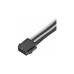 SilverStone PCIe Verlängerungskabel SST-PP07E-PCIBW(schwarz/weiß, 30cm)