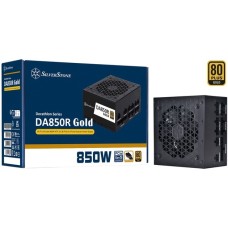 SilverStone SST-DA850R-GM 850W, PC-Netzteil(schwarz, 1x 12VHPWR, 4x PCIe, Kabel-Management, 850 Watt)