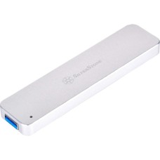 SilverStone SST-MS09S USB 3.1, Laufwerksgehäuse(silber)