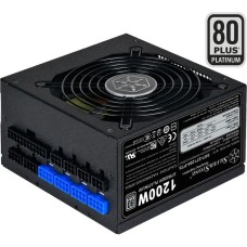 SilverStone SST-ST1200-PTS 1200W, PC-Netzteil(schwarz, 8x PCIe, Kabel-Management, 1200 Watt)