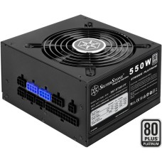 SilverStone SST-ST55F-PT, PC-Netzteil(schwarz, 2x PCIe, Kabel-Management, 550 Watt)